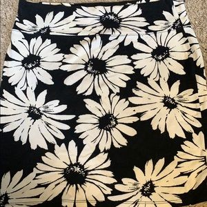 Flower print skirt